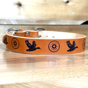 Duck Hunt  |  Forge Etched Leather Dog Collar