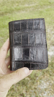 Alligator Passport Wallet - Sport Rust