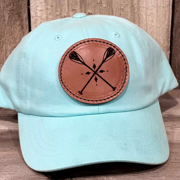 Leather Patch Unstructured Dad Hat