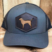 Labrador Retriever Double Layer Leather Patch Hat