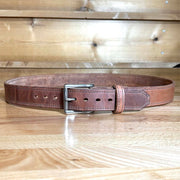 Men’s Forge Belt - Old World Harness with Silver Buckle
