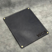 Personalized Monogram or Name Custom Leather Mousepad