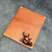Your Logo Here Custom Leather Mousepad