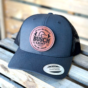 Fill the Skies Busch Light Leather Patch Hat