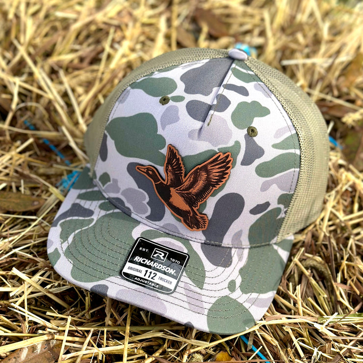 Flying Duck Leather Patch Hat