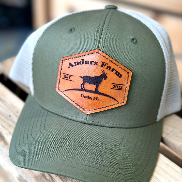 Custom Goat Farm Logo Hat