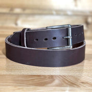 Men’s Legacy Belt - Dark Brown with Stainless Buckle