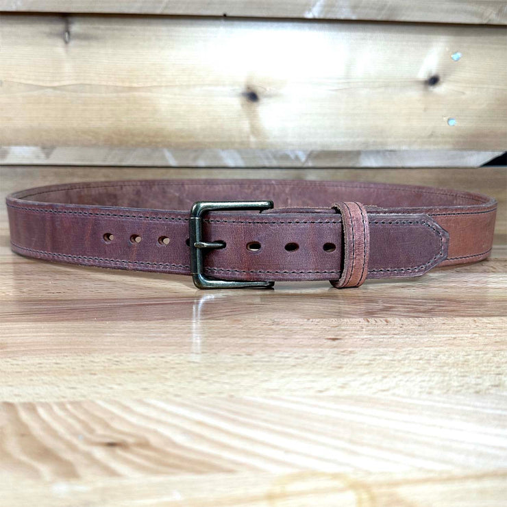Men’s Forge Belt - Old World Harness with Brass Buckle