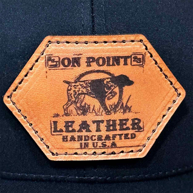 On Point Leather Hat