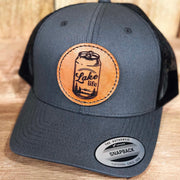 Lake Life Beer Can Snapback Trucker Hat