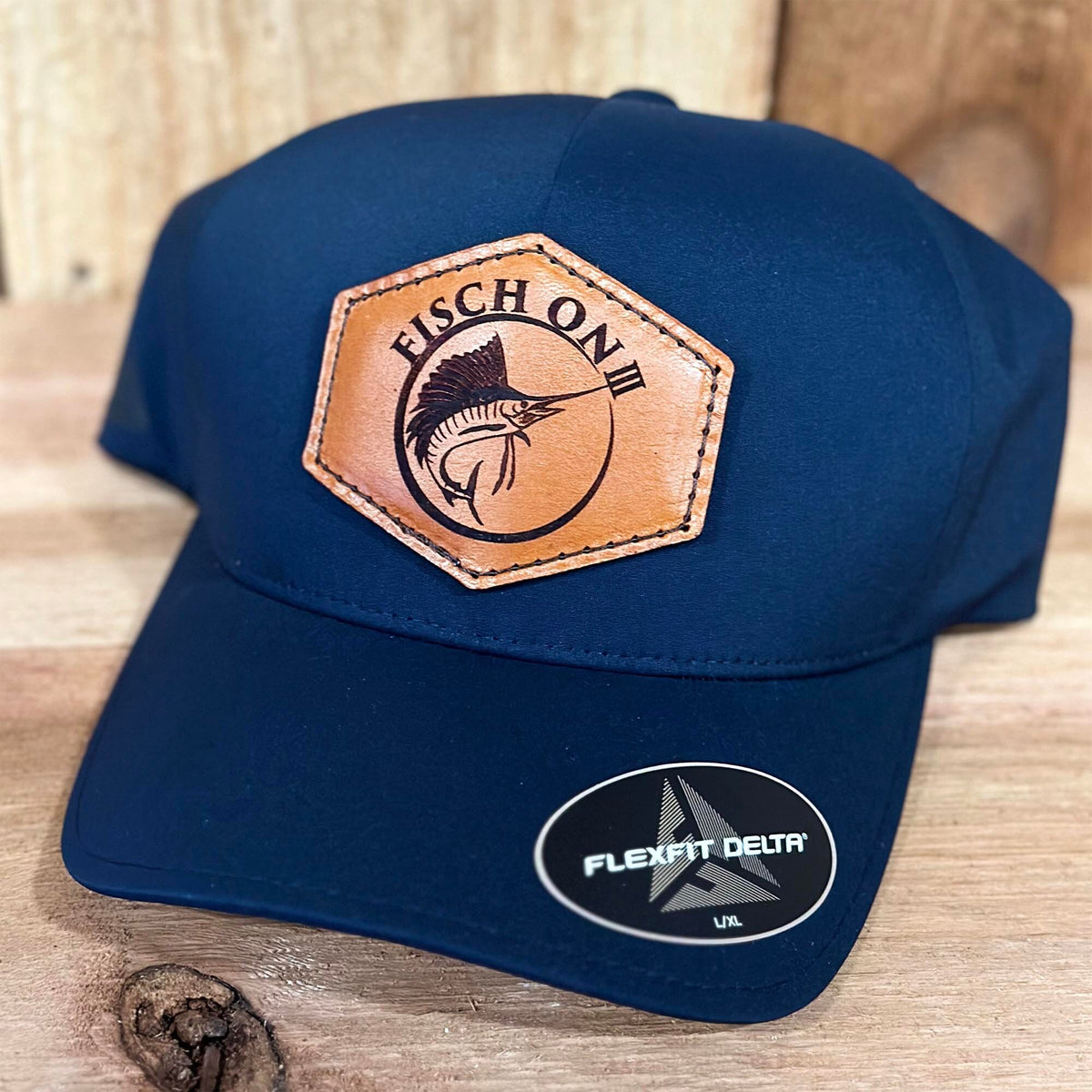 Your Boat Name with Sailfish on FlexFit Delta Hat – On Point Forge ...