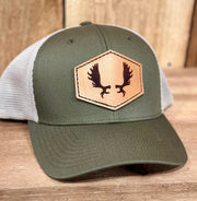 Moose Antler Mesh Snapback Trucker Hat