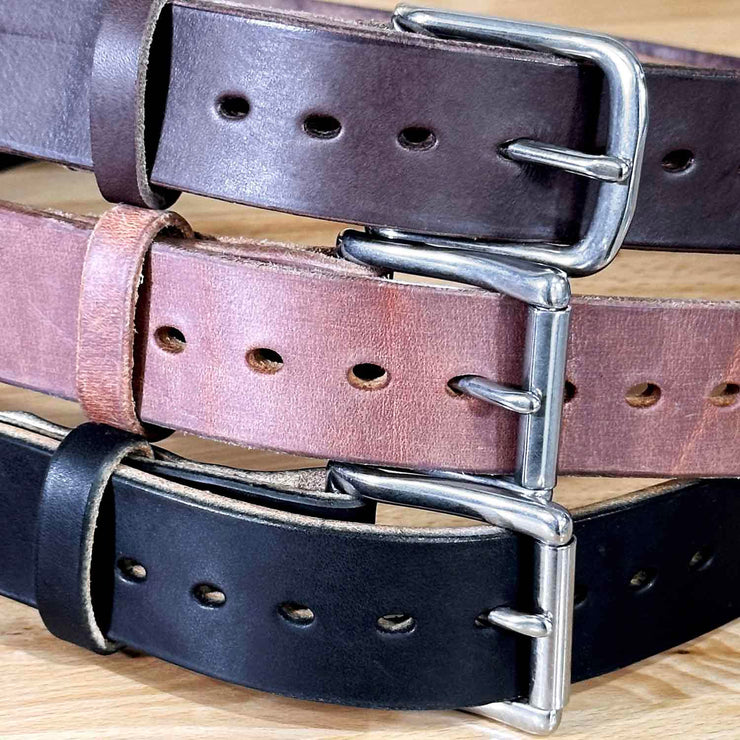 Men’s Legacy Belt - Old World Harness with Stainless Buckle